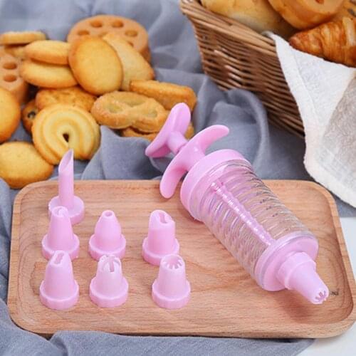 Cookie Biscuit Making Maker Pump Press Machine Decor Kitchen Mold Tools Set Cookie Cake Mould gun Bakeware Dessert Supplies