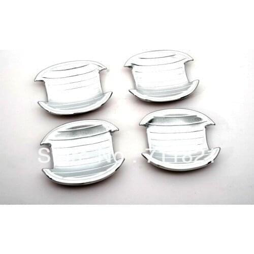 Car Styling Chrome Door Cavity Cover For Nissan March Micra K13 2010-2013