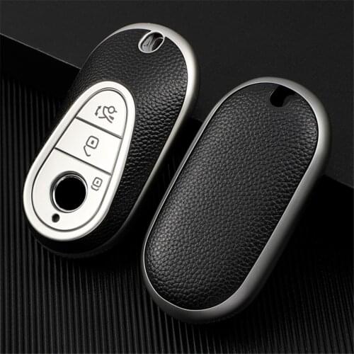 TPU Leahter Car Key Case Cover For Mercedes Benz S Series S400L S450L S500L W212 AMG GLA CLA W177 W211 Key Shell Accessories