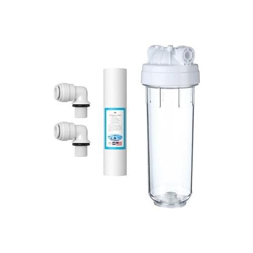 10 inch 1/4 1/2 pre water filter housing PP cotton connection aquarium Aquaristics Kitchen water purifier parts