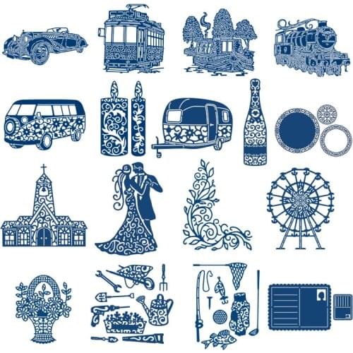 Flower Frame Love Dance Metal Cutting dies 2019 new Craft Dies for Embossing Paper Card making Scrapbooking Decoration