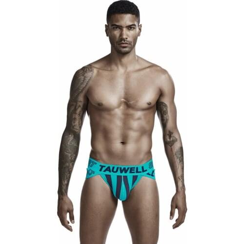 Mens briefs wholesale sexy vertical stripes underwear breathable bikini thong GAY youpin