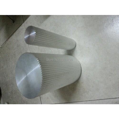 OEM machine pulley customize design 200 mm length 60teeth HTD 8M bar stock