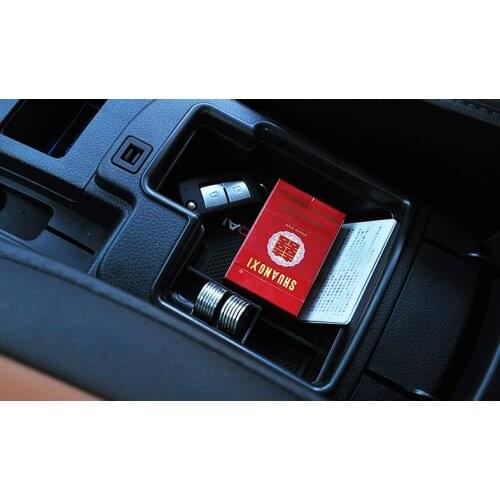 Car organizer for nissan qashqai 2015 2016 central armrest holder container tray storage box accessories, car styling