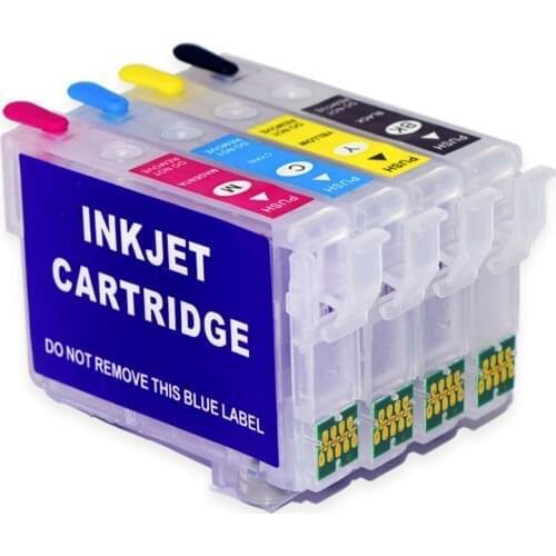 Refillable Ink Cartridge with ARC for Epson WF-2810 WF-2830 WF-2835 WF-2850 WF2810 WF2830 WF2835 WF2850 Printers