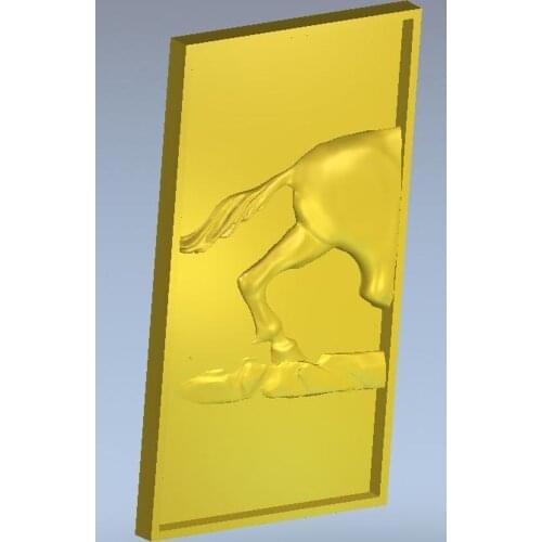 3d model relief for cnc in STL file format Panno triptych