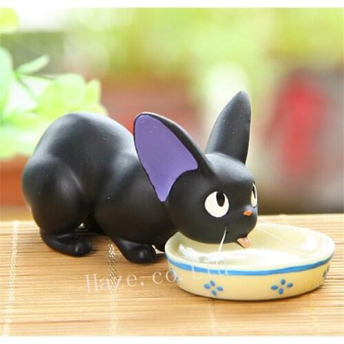 Kikis Delivery Service Jiji Black Cat Kitten Resin Figure