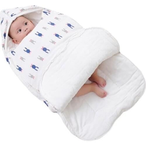 Baby Sleeping Bag Diaper Cocoon For Newborns Blanket Envelope Sleepsacks Cartoon Pattern New Baby Cocoon Envelopes for Newborns