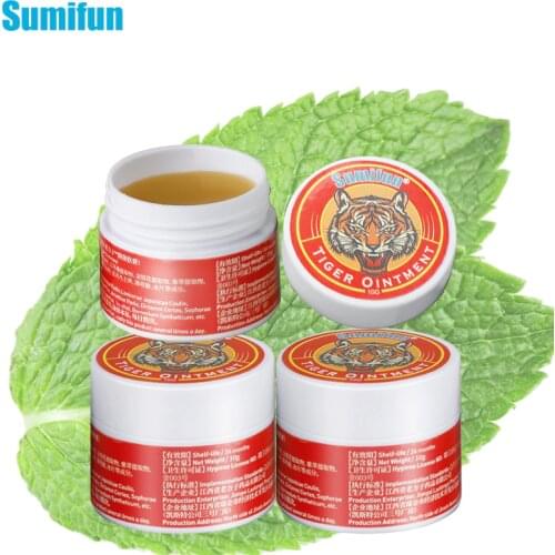 Sumifun 1Pcs Tiger Balm Cooling Oil Headache Dizziness Stuffy nose Relief Arthritis Joint Muscle Medical Plaster Tiger Ointment