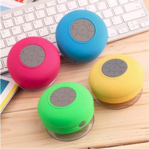 Waterproof Wireless Bluetooth Speaker Portable Mini Sound Shower Suction Cup Anti-Drop Bathroom Bathing Child Small Speaker