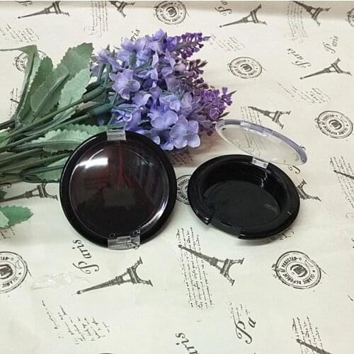 100pcs/lot 36.5mm Empty Eyeshadow Case, Round Powder Cosmetic Compact Container, Small Empty Nail Beauty Packing Box