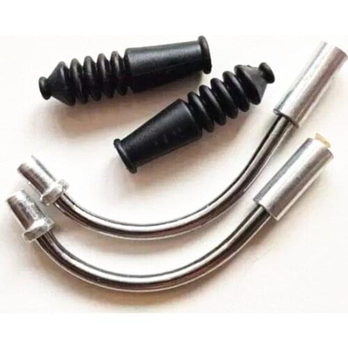 4PCs/set Mountain Bike Bicycle Accessories V Brake Noodles Plastic Sleeves Boots Protector Brake Cable Housing Bike Cable Cap