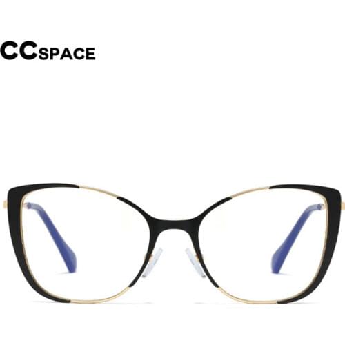 48133 Anti-blue Light Cat Eye Ultralight Metal Glasses Frames Men Women Optical Fashion Computer Glasses