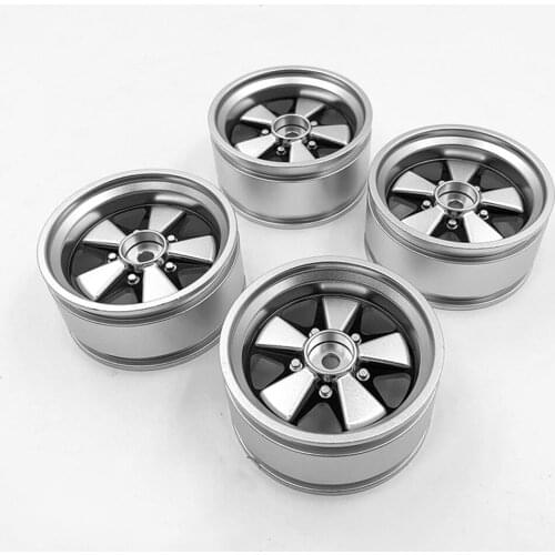 CNC All Aluminum 1.9'' Wheels For 1/10 Rc Crawler Car FIVE SPOKES Rims 4pcs/sets