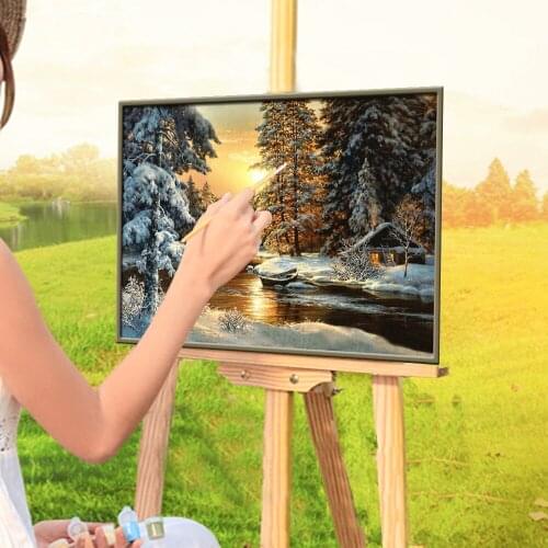 Tree Landscape DIY Paint By Numbers Kit Oil Paints 50*70 Picture By Numbers Photo Wall Paintings Crafts Adults Drawing