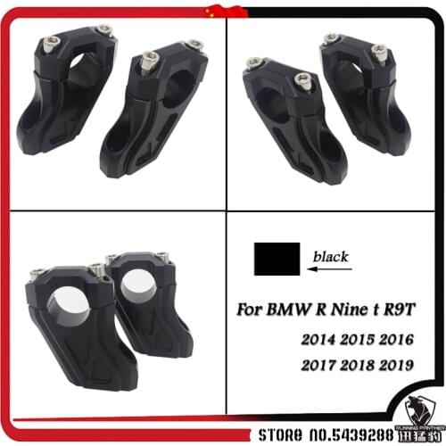 For BMW R Nine t R9T 2014 2015 2016 2017 2018 2019 28mm Handle Bar Clamp Raised Extend Handlebar Mount Riser