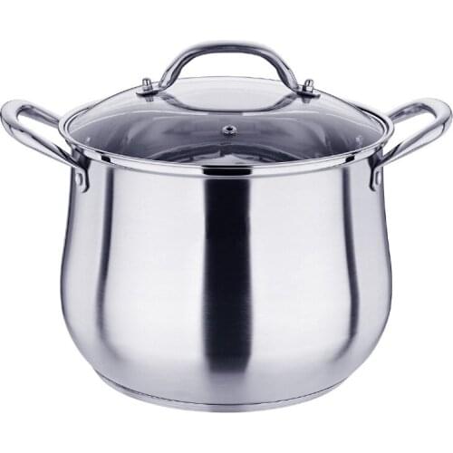 304 stainless steel soup pot thickened three-layer double bottom soup pot deepen large stew high-end gifts wholesale