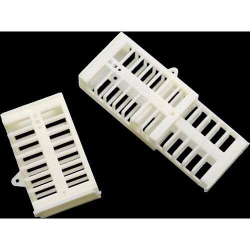 30 pcs Plastic Bee Queen Cage White Safety Mutil-functional Stretch Hutchs Tools Beekeeping Supplies Tools