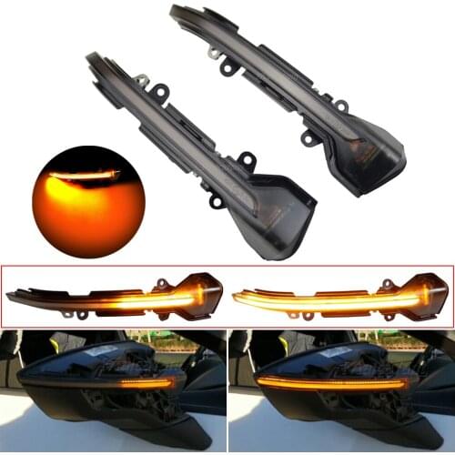 Rearview Mirror Lamp Dynamic LED Turn Signal Light For Seat Leon III Mk3 5F ST FR Cupra Arona KJ7 2013 2014 2015 2017 2018