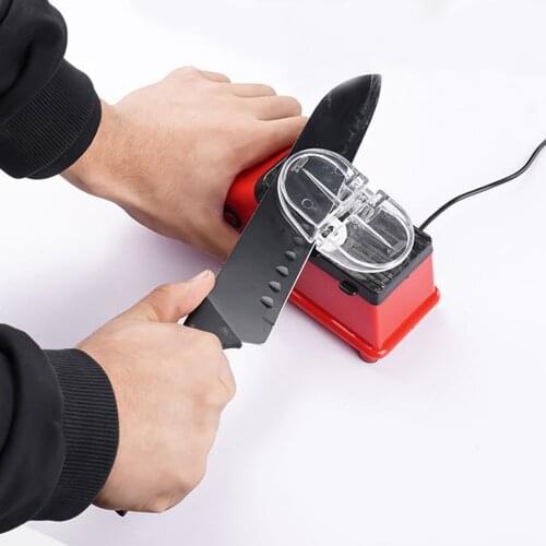 Multifunction Electric Knife Sharpener Motorized Knife Sharpener Cordless Knife Sharpener Grindstone Kitchen Sharpening Tools