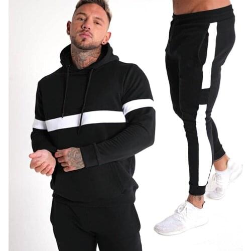 2020 New Mens Autumn Hoodies Tracksuit Set Male Sweatshirt Sweatpants Multi-pocket Fashion Trousers+ High Street Jackets Sets