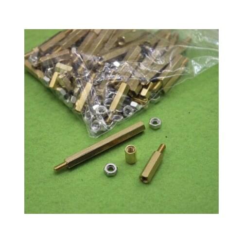 Screw Copper Coupling Pillar Nut Kit For DIY Smart Car Equipped Robot Part Accessory Tank Chassis For Arduino Development Board