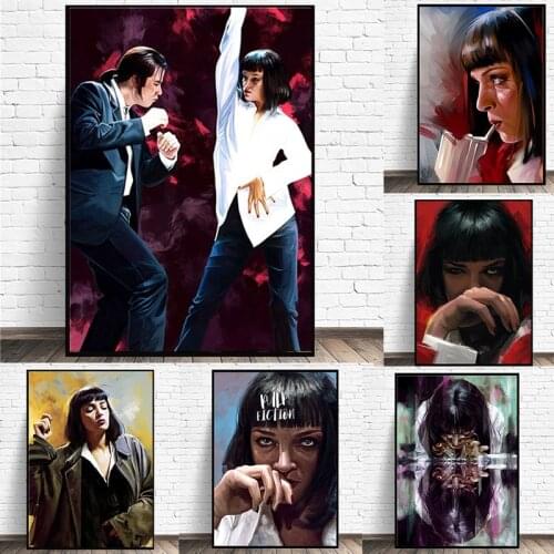 Wall Art Canvas Painting Movie Fiction Quentin Tarantino Posters and Murals Pictures Vintage Movies Living Room Home Decor