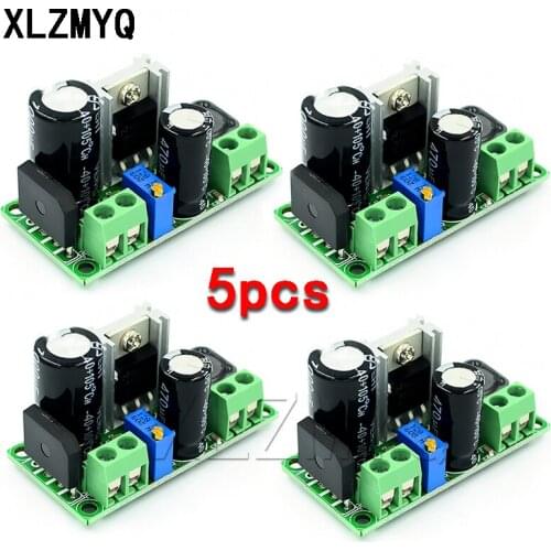 5PCS/ LM2596HV DC-DC Step-down Power Supply Module Adjustable DC 5V-50V 3A Large Current Large Power 2596HV 3V 5V 9V 12V 15V 24V
