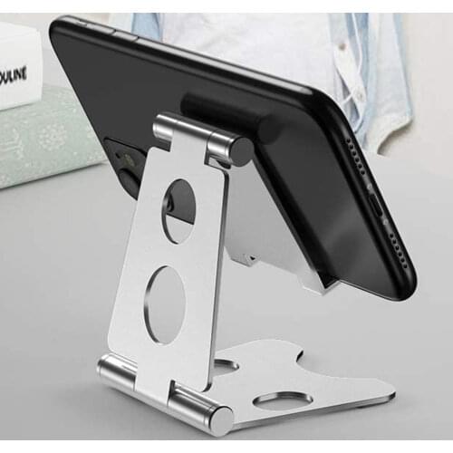 Adjustable Mobile Phone Bracket Support Aluminum Alloy Tablet Desk Holder Stand Portable Desktop Table Supportor