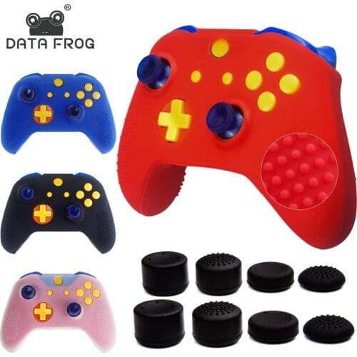 Data Frog Sweatproof Silicone Protective Case for X1 Slim Controller Gel Rubber Silicone Skin for Microsoft Xbox 1 Gamepad