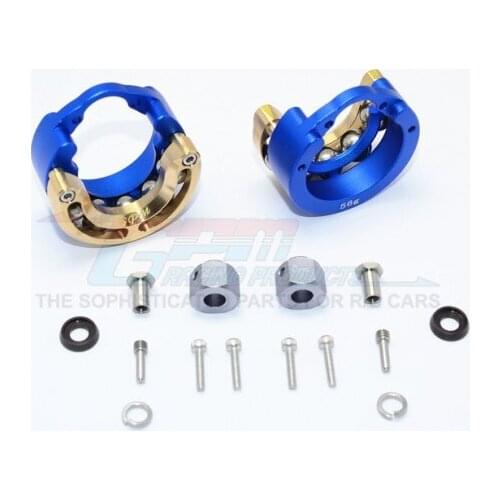 TRX4 82056-4 DEFENDER TRAIL CRAWLER ALLOY PENDULUM WHEEL KNUCKLE AXLE WEIGHT WITH BRASS LID + 9MM HEX ADAPTER -SET