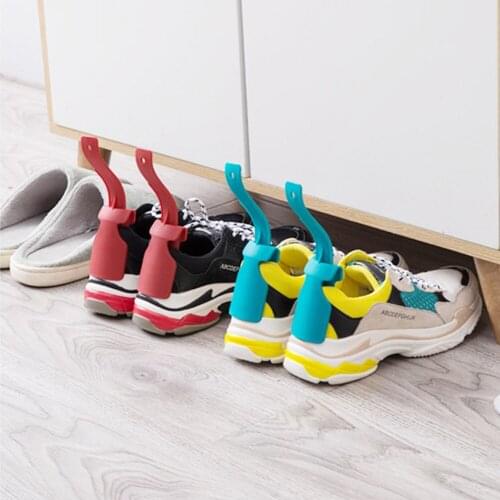 2 piece/Set Convenient Helper Shoehorn Lazy Wear Shoe Horn Shoes Heel Protection Quick Wearing Shoe Tool