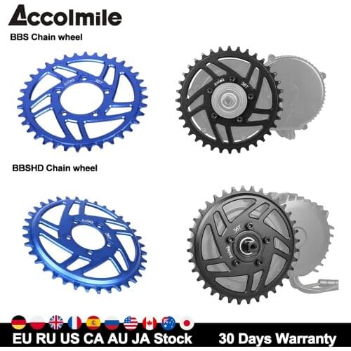 Electric Bike Chainwheel 36T for Bafang BBSHD BBS02B BBS02 BBS01B BBS01 Mid Drive Motor Replacement Bicycle Chain Protector