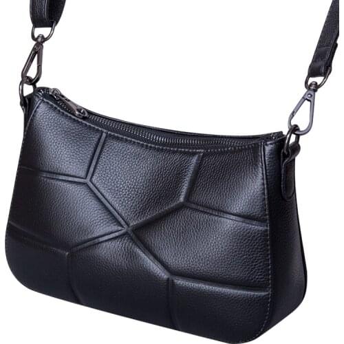 Genuine Leather Messenger Bags For Women Shoulder Bag Fashion Party Purse Female Crossbody Bag Luxury Handbags sac a main bolsas