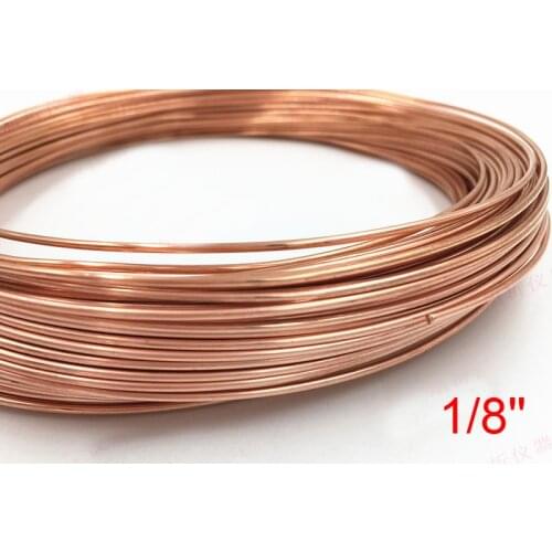 1/8'' 1/8 inch copper coiler coil pipe Gas chromatogram copper scroll tube copper tube capillary gas circuit chromatography