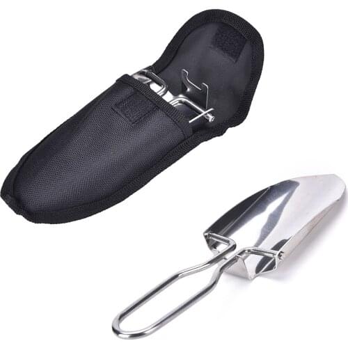1Set Outdoor Survival Folding Camping Shovel Portable Multi-Function Military Shovel 22*6cm