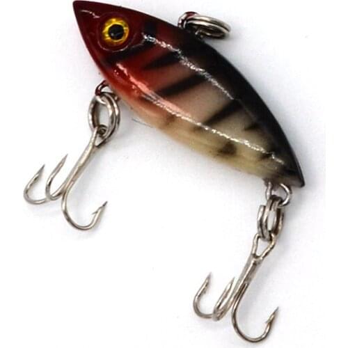 1Pcs 4cm 2.7g VIB Fishing Lure Pesca Fishing Wobbler Crankbait Artificial Japan Hard Bait Tackle Swimbait 8 Colors Available