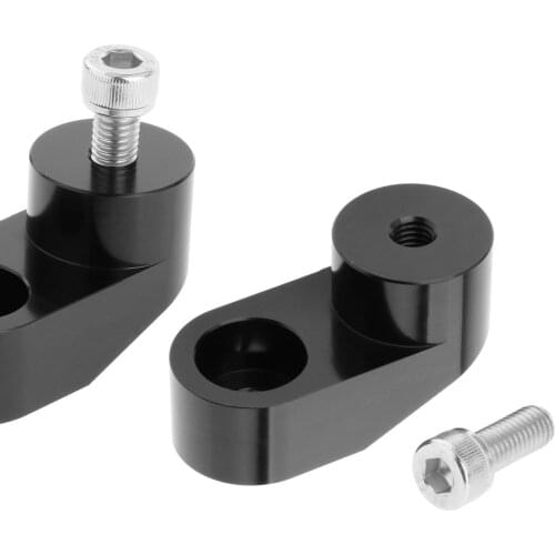 2x Motorcycle Mirror Mount Risers Kit Fits for Polaris Slingshot 2015-2020