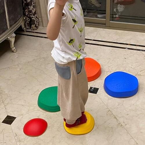 5Pcs Non Slip Stepping Stones for Kids Children Sport Balance Game Toys