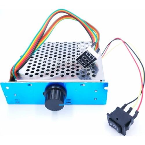 50PCS PWM Speed Controller Digital Display 0~100% Adjustable Drive Module Input MAX60A 12V 24V DC Motor Speed Controller Module