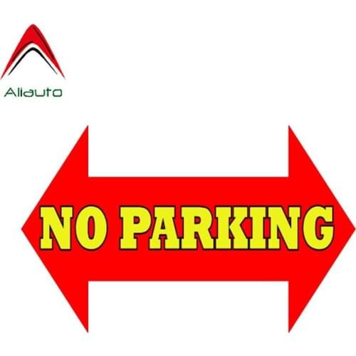Aliauto Creative Car Sticker No Parking Cover Scrater Accessories PVC Decal for Mitsubishi Asx Toyota Camry Honda Crv ,15cm*9cm