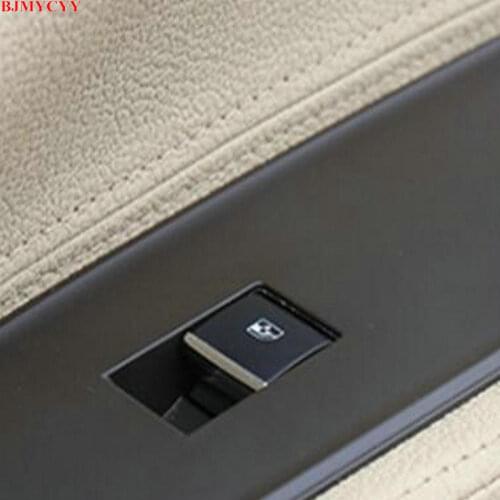 BJMYCYY car styling ABS 7PCS/SET Car window lift buttons decorate sequins For Cadillac ATS car accessories