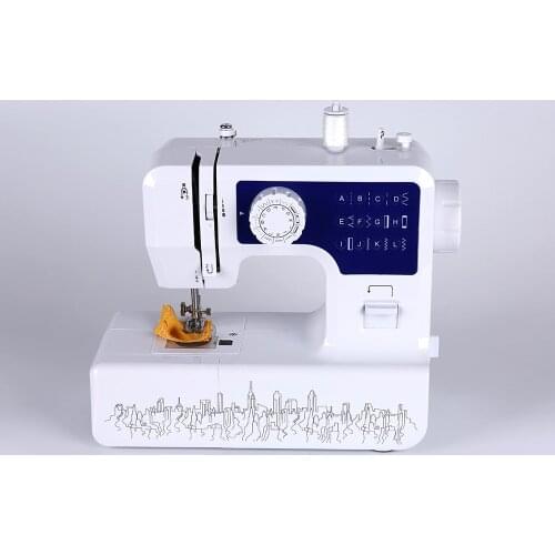INNE Mini Sewing Machines Small Household Electric Portable Pedal Multifunctional With Night Light Presser Foot Handmade DIY