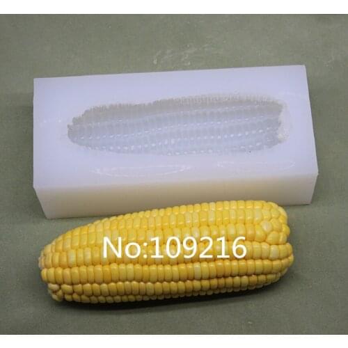 New Product!!1pcs No.1 Simulated Maize (zx362) Food Grade Silicone Handmade Soap/Mousse Cake Mold Crafts DIY Mould