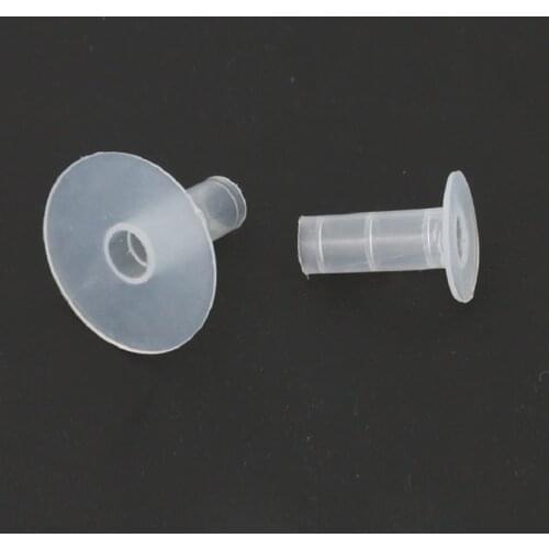 M10 threaded hollow tube umbrella-type plastic protective stopper Protect the wire from being scraped by the hollow tube edges