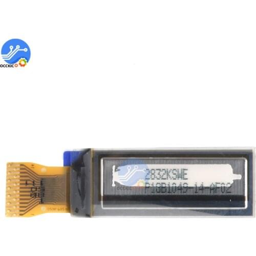 0.91 inch OLED Display Module 0.91" SSD1306 IIC I2C Interface 14Pin 128*32 White for Arduino
