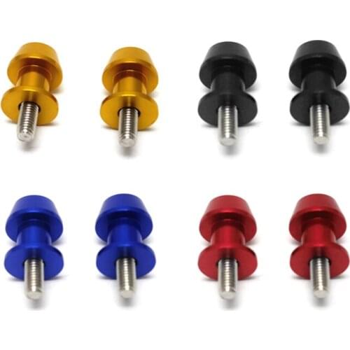 2019 New 1 Pair 10mm Motorcycle CNC Swingarm Spools Slider For KAWASAKI ER6N Z750 NINJA 250 300 NEW