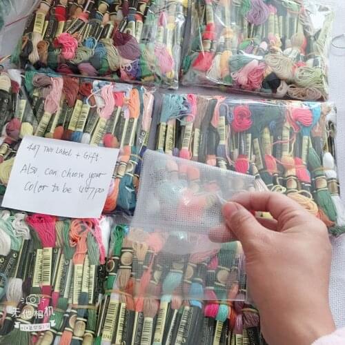 Oneroom two labels 447 Colors Available Embroidery / Cross Stitch Floss Yarn Thread Mix Colors Or Choose Your needed colors