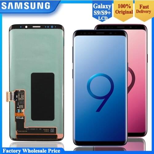 ORIGINAL AMOLED Replacement for SAMSUNG Galaxy S9 S9+LCD Touch Screen Digitizer with Frame G960 G965 Display