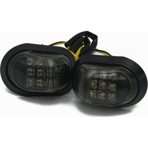 Pair Universal Accessories Motorcycle LED Turn Light Signal Blinker Indicator Lights Lamp Motorbike Motocross